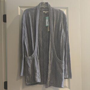 41 Hawthorn Light Gray Open Front Cardigan